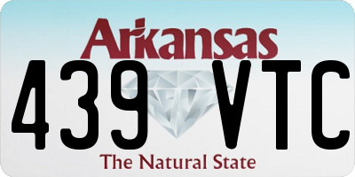 AR license plate 439VTC