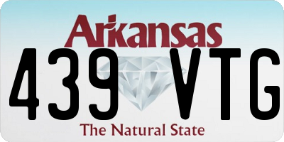 AR license plate 439VTG