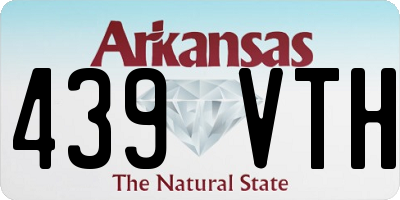 AR license plate 439VTH