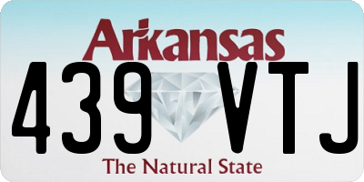 AR license plate 439VTJ