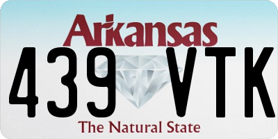 AR license plate 439VTK