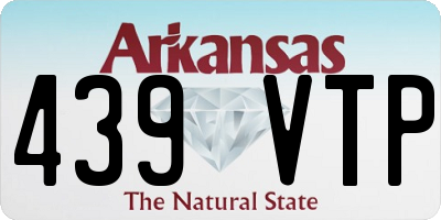 AR license plate 439VTP
