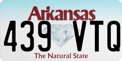 AR license plate 439VTQ