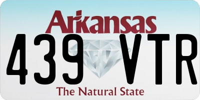AR license plate 439VTR