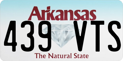 AR license plate 439VTS