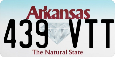 AR license plate 439VTT