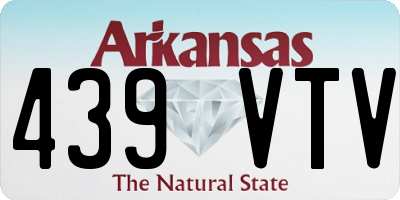 AR license plate 439VTV