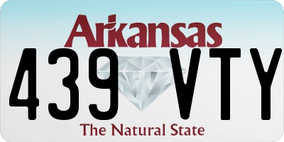 AR license plate 439VTY