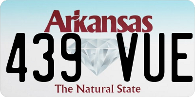 AR license plate 439VUE