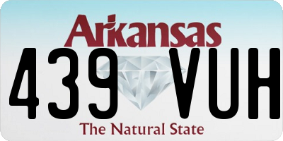 AR license plate 439VUH