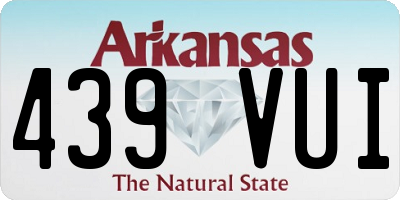 AR license plate 439VUI
