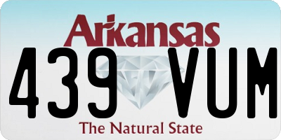 AR license plate 439VUM