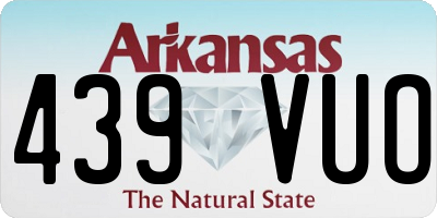 AR license plate 439VUO