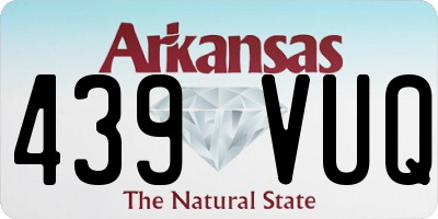 AR license plate 439VUQ