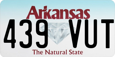 AR license plate 439VUT