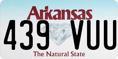 AR license plate 439VUU