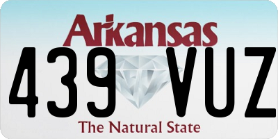 AR license plate 439VUZ
