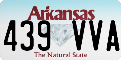 AR license plate 439VVA