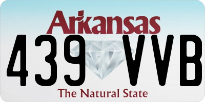 AR license plate 439VVB