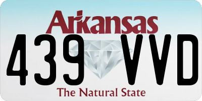 AR license plate 439VVD