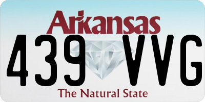 AR license plate 439VVG