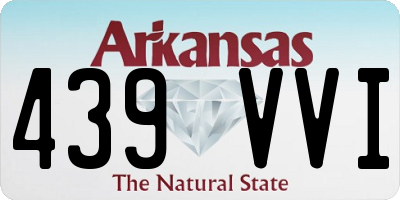 AR license plate 439VVI