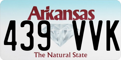 AR license plate 439VVK