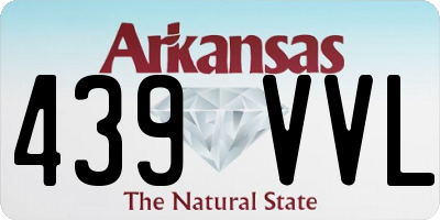 AR license plate 439VVL