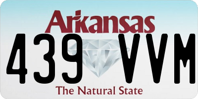 AR license plate 439VVM