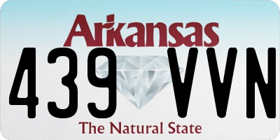 AR license plate 439VVN