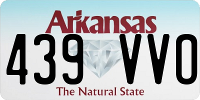 AR license plate 439VVO