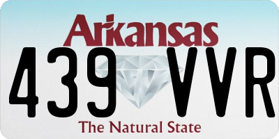 AR license plate 439VVR