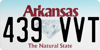 AR license plate 439VVT