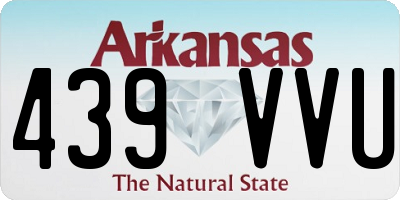 AR license plate 439VVU