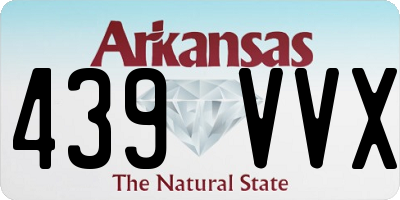 AR license plate 439VVX