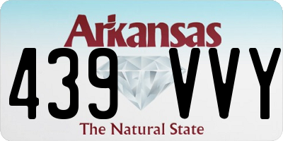 AR license plate 439VVY