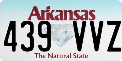 AR license plate 439VVZ