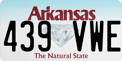 AR license plate 439VWE
