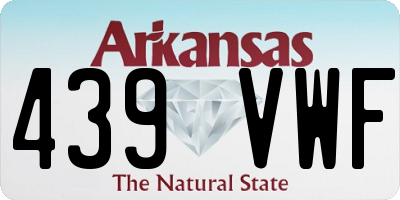 AR license plate 439VWF