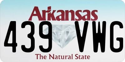 AR license plate 439VWG