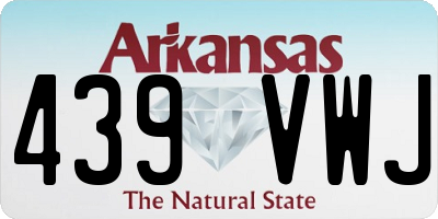 AR license plate 439VWJ