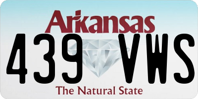 AR license plate 439VWS