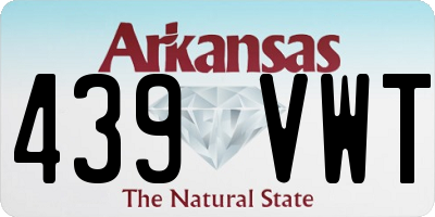 AR license plate 439VWT
