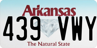 AR license plate 439VWY