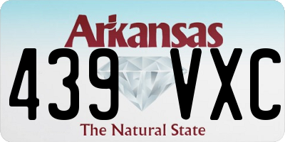 AR license plate 439VXC