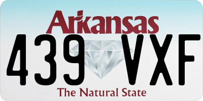 AR license plate 439VXF