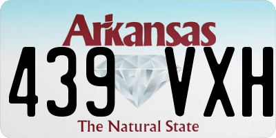 AR license plate 439VXH