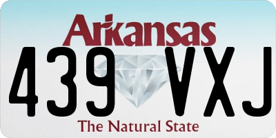 AR license plate 439VXJ