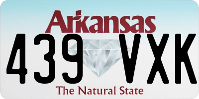 AR license plate 439VXK