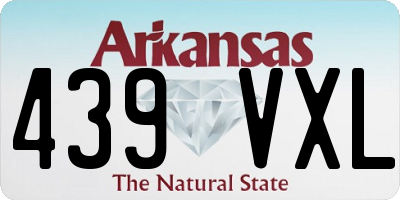 AR license plate 439VXL
